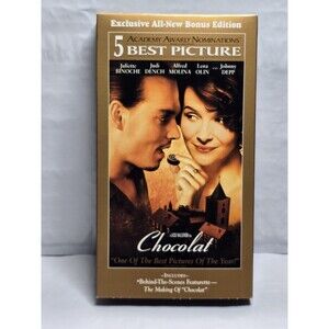 Chocolat (VHS, 2001, Bonus Edition) Johnny Depp